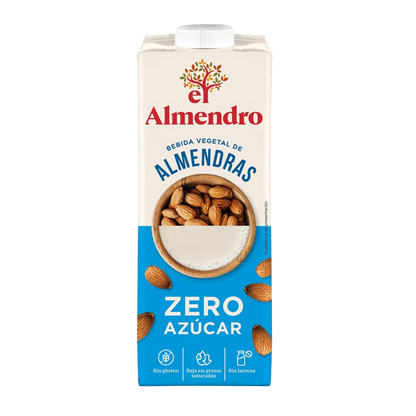 6x Pack El Almendro Zero Sugar Almond Drink 1L