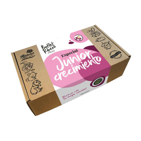 Gesundes Buffet Junior Wachstum für junge Kaninchen und Nagetiere Ribero