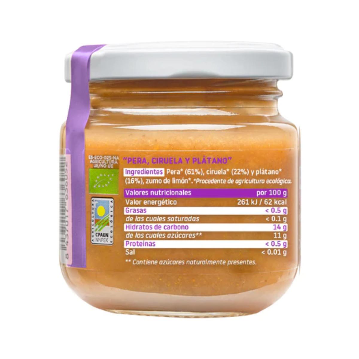 AKTION 3x BIO-Gläschen Birne, Pflaume und Banane +6 Monate Smileat 130 g