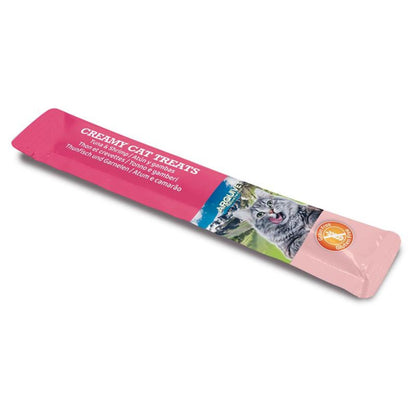 Creamy Cat Treats Krämig snack med tonfisk och räkor Arquivet 5x14 g