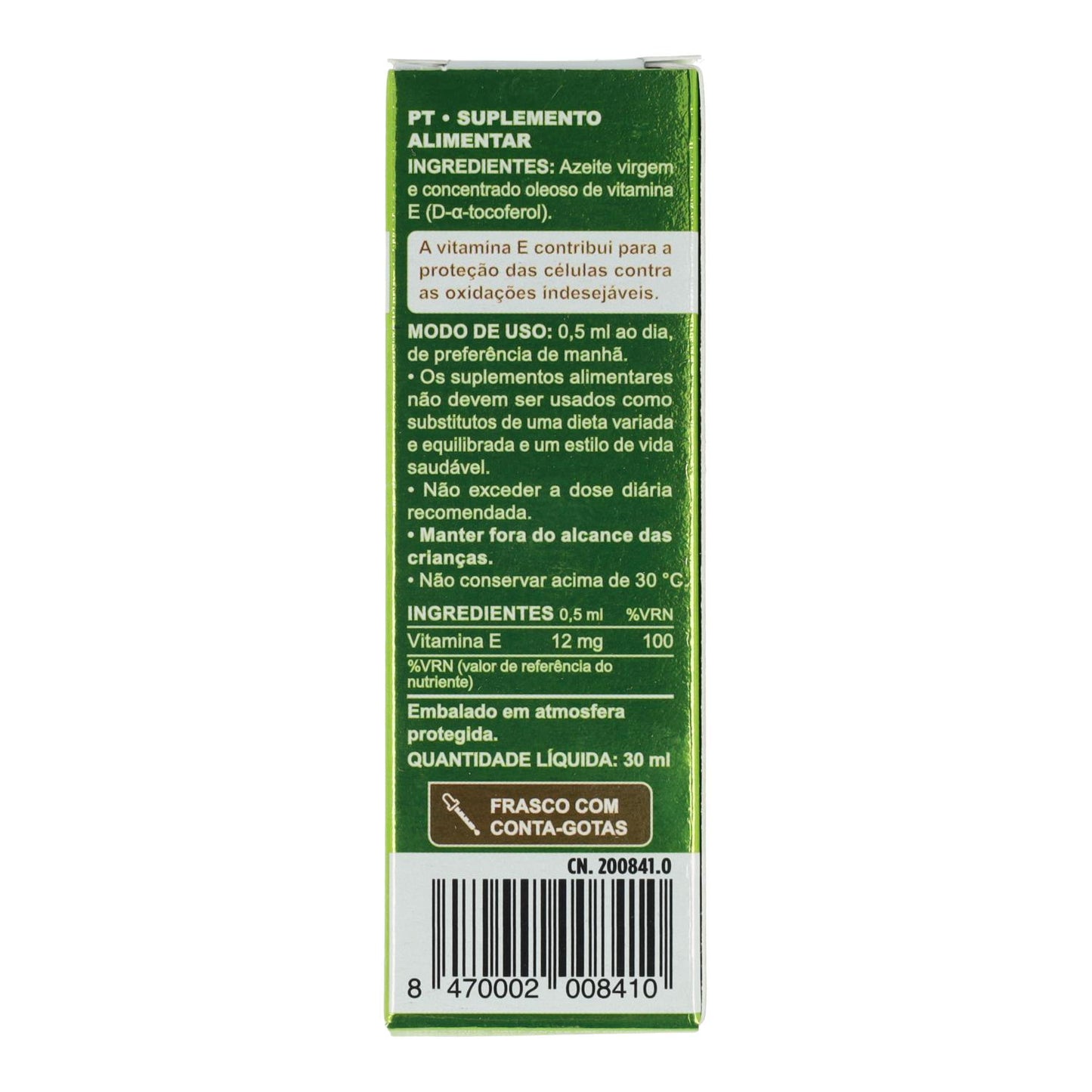 Vitamine E liquide Marnys, 30 ml