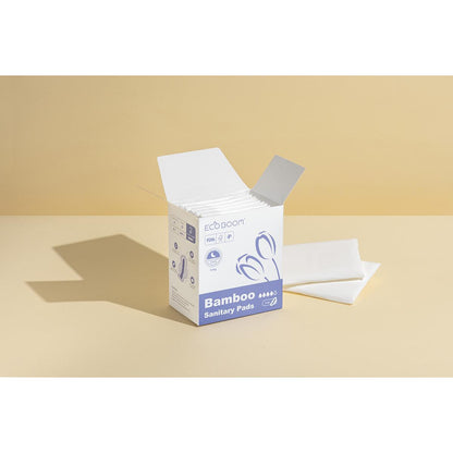 Compresse en fibre de bambou biodégradable Super Ecoboom 8 unités