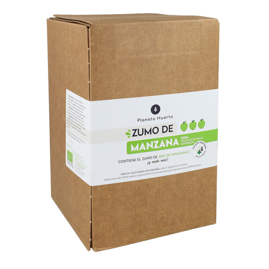 Zumo de Manzana 100% fruta exprimida Eco Bag in Box Planeta Huerto 3 L