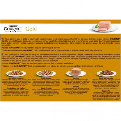 GOURMET GOLD Mousse Zestaw wielopakowy (12 x 85 g)