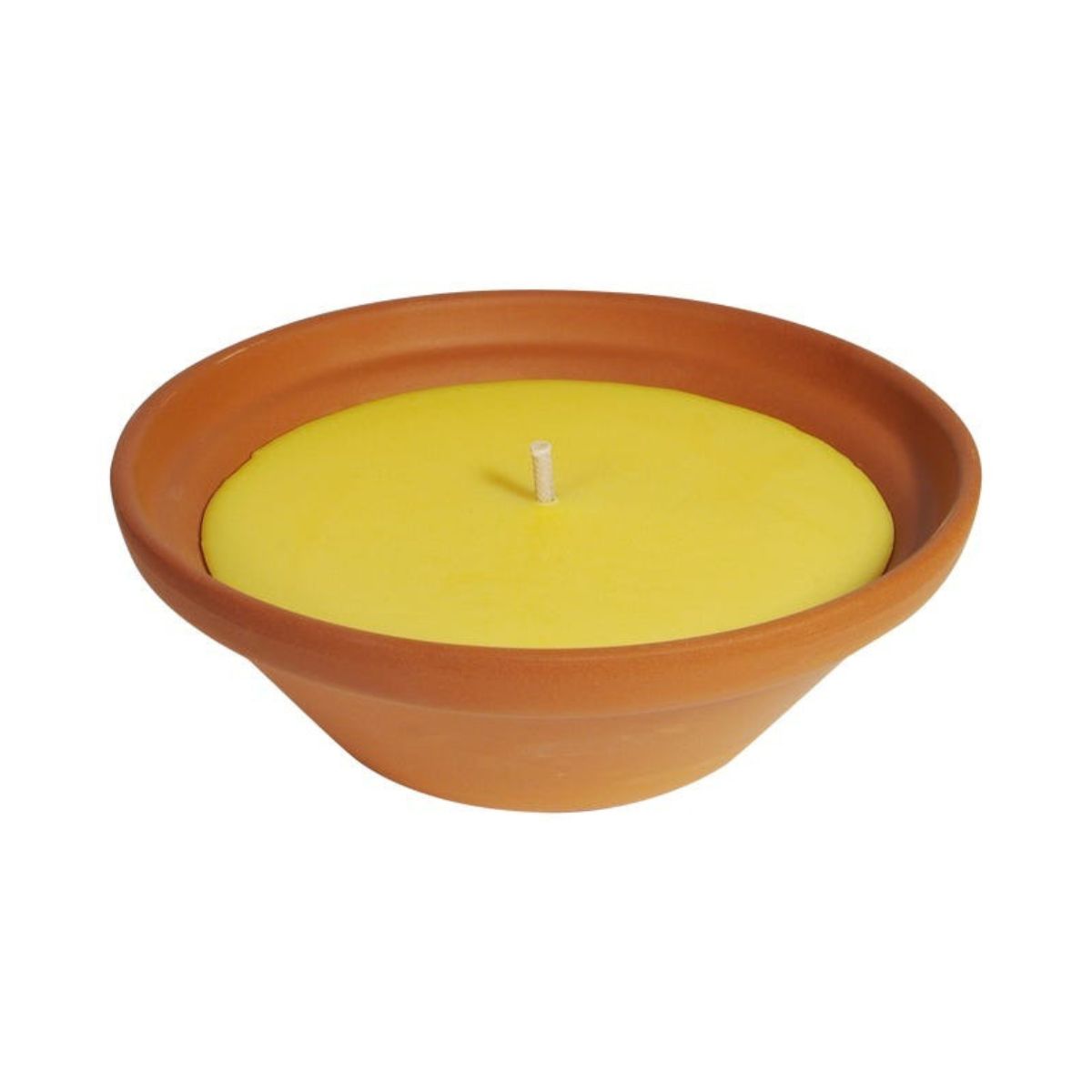 Citronella-muggenkaars terracotta Ø15,5 cm Roura