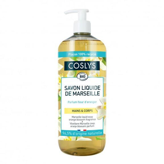 Sapone di Marsiglia al profumo di fiori d'arancio Coslys 1L