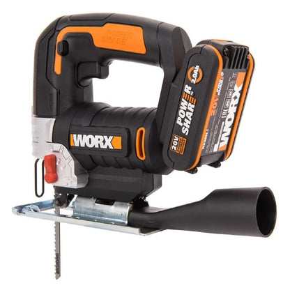 20 V pendelzaag - Worx W543.9 Zonder batterij