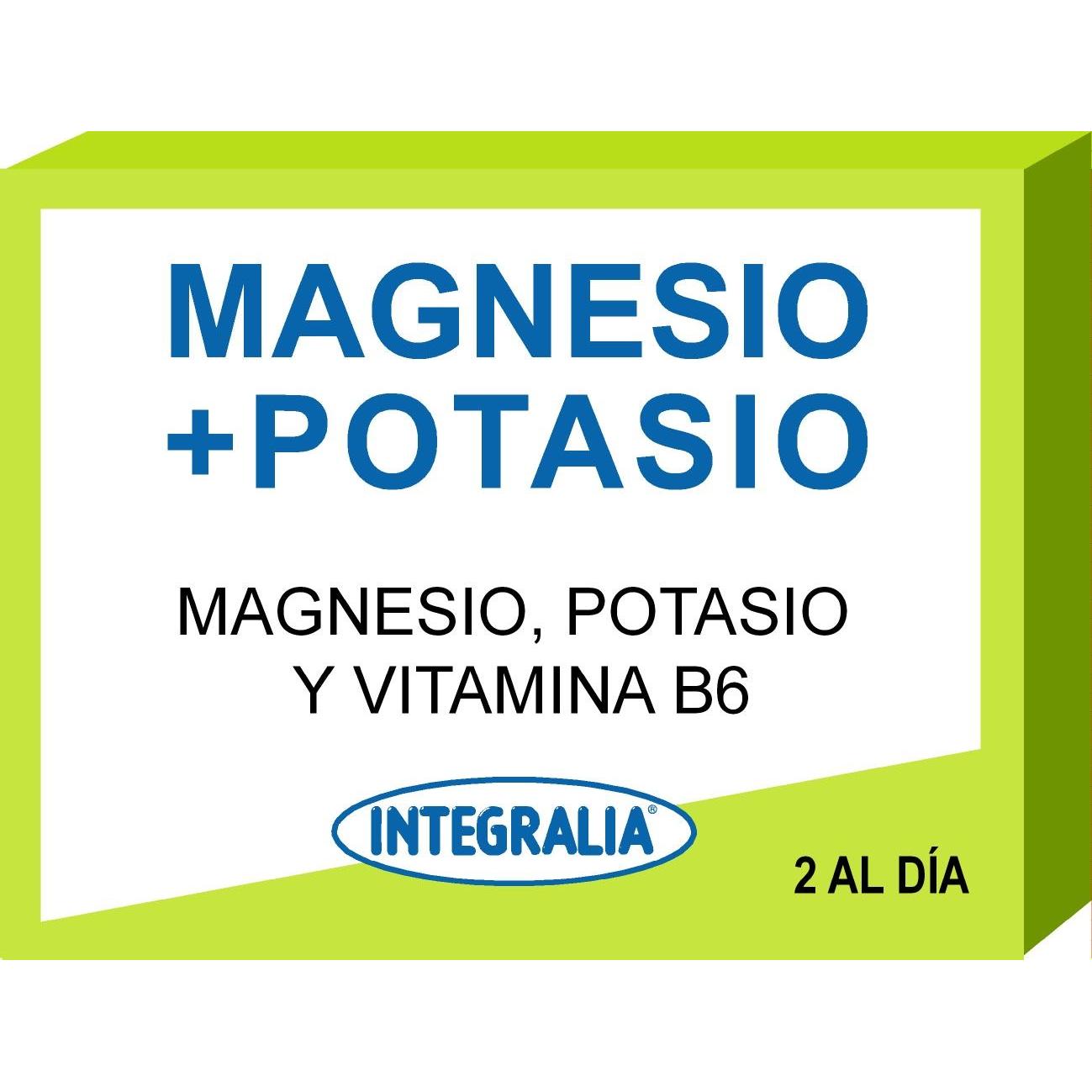 Magnesium + Potassium + Vitamin B6 Integralia 60 Caps