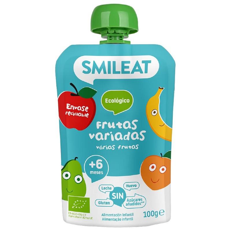Pouche ECO blandade frukter Smileat, 100 g
