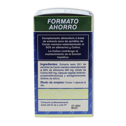 Ostropest plamisty w opakowaniu ekonomicznym, Tongil, 80 kapsułek