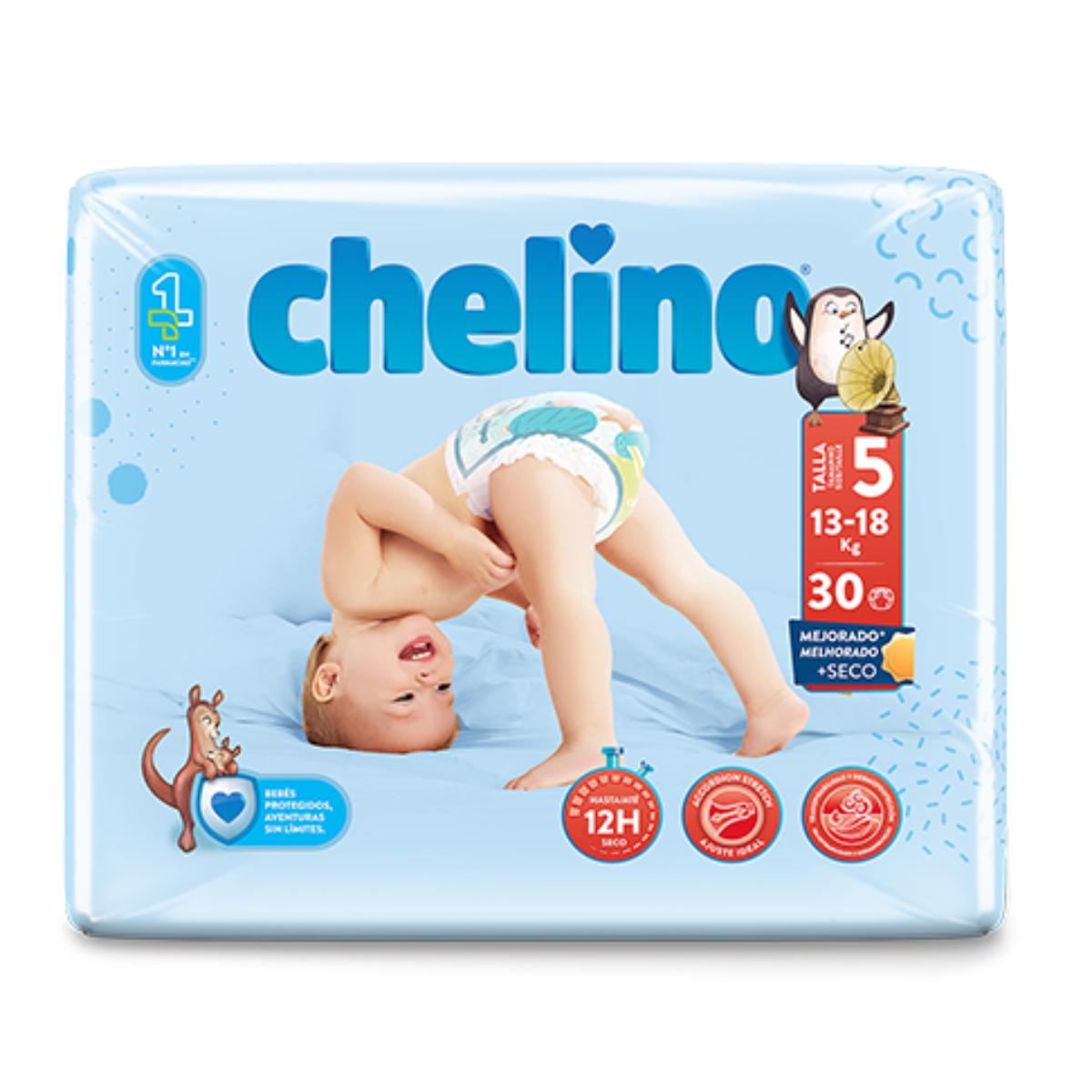 Zestaw 6 x pieluchy T5 Pasitos (13-18 kg) 30 szt., Chelino