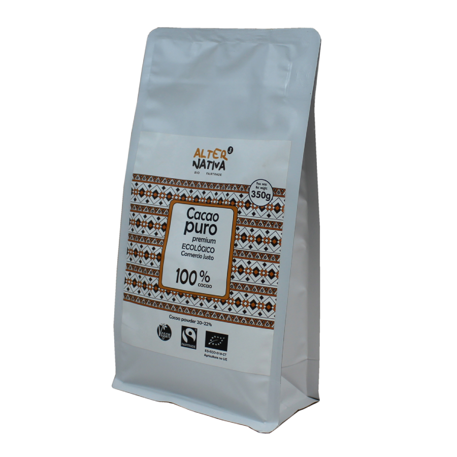 Cacao puro biologico premium Alternativa 350 g