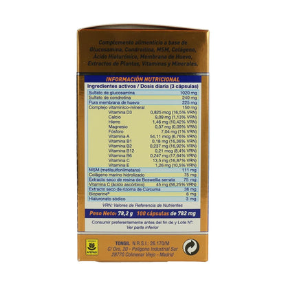 3x Nivelflex Tongil 782 mg, 100 capsules