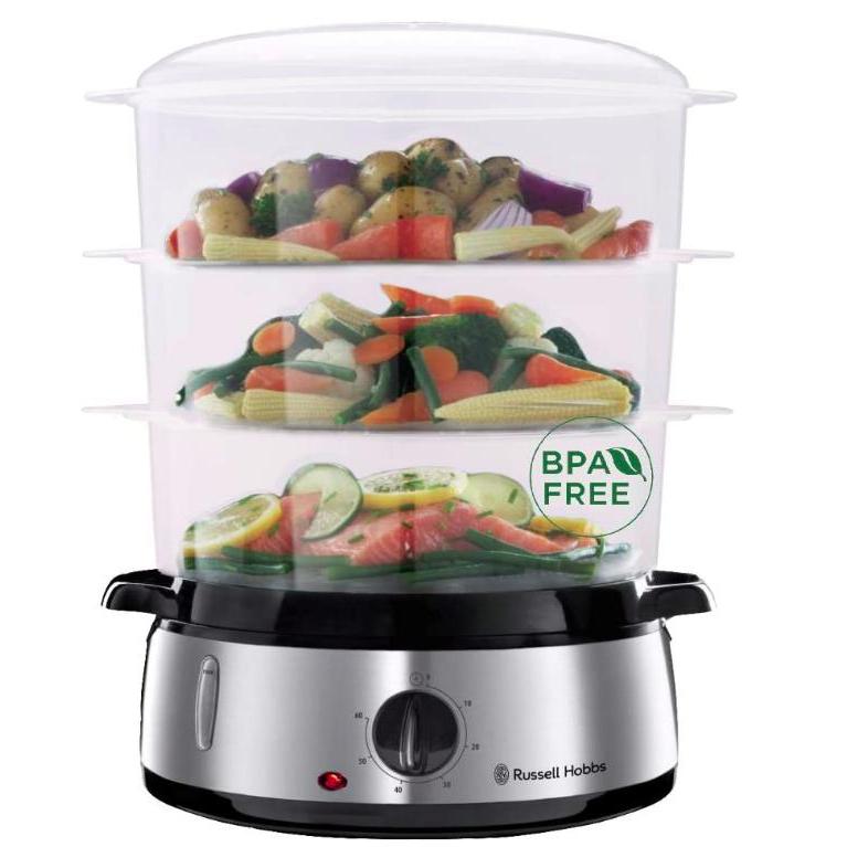 Vaporiera a 3 contenitori Cook@Home Russell Hobbs