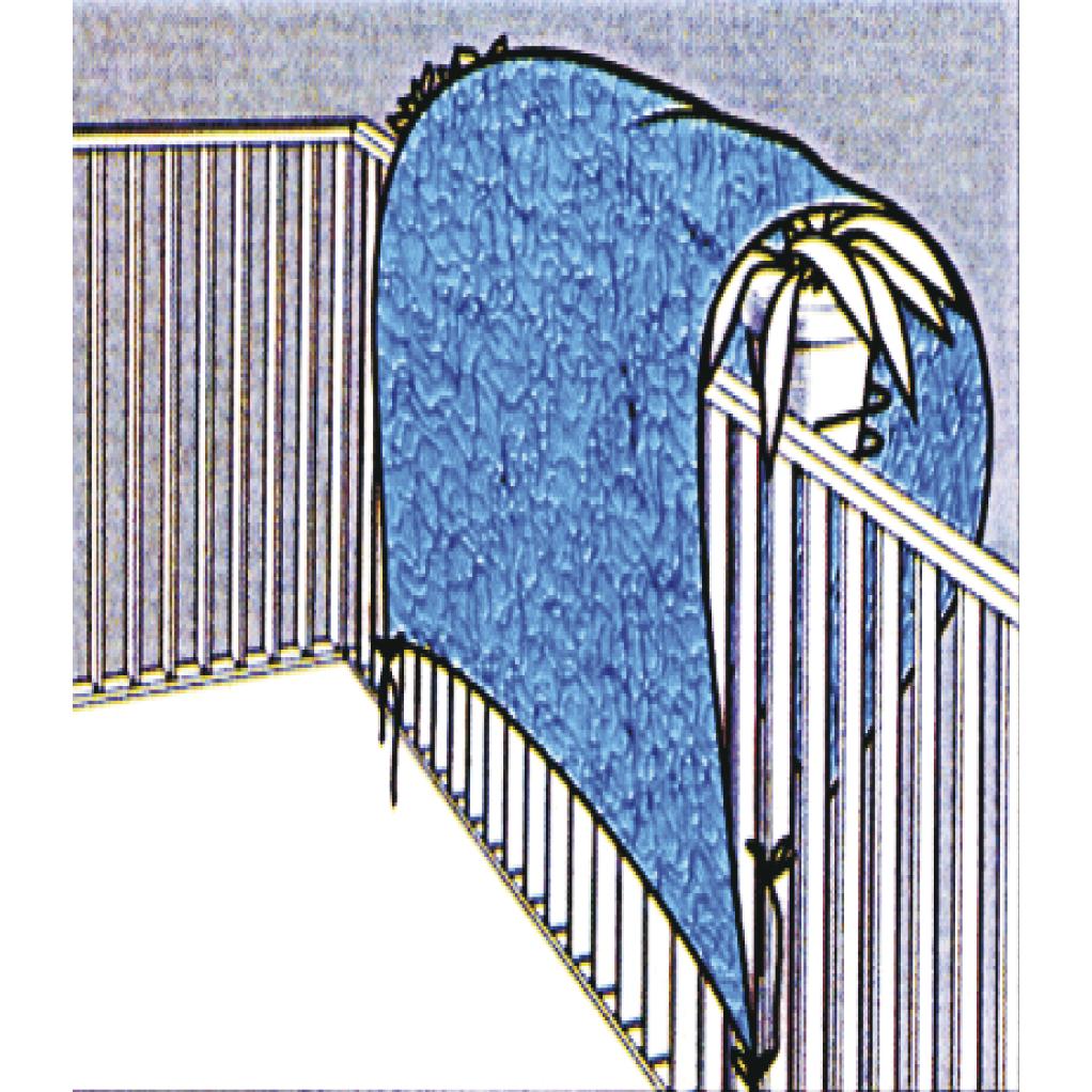 Toile de protection anti-gel avec cordons 1,5 x 2,4 m