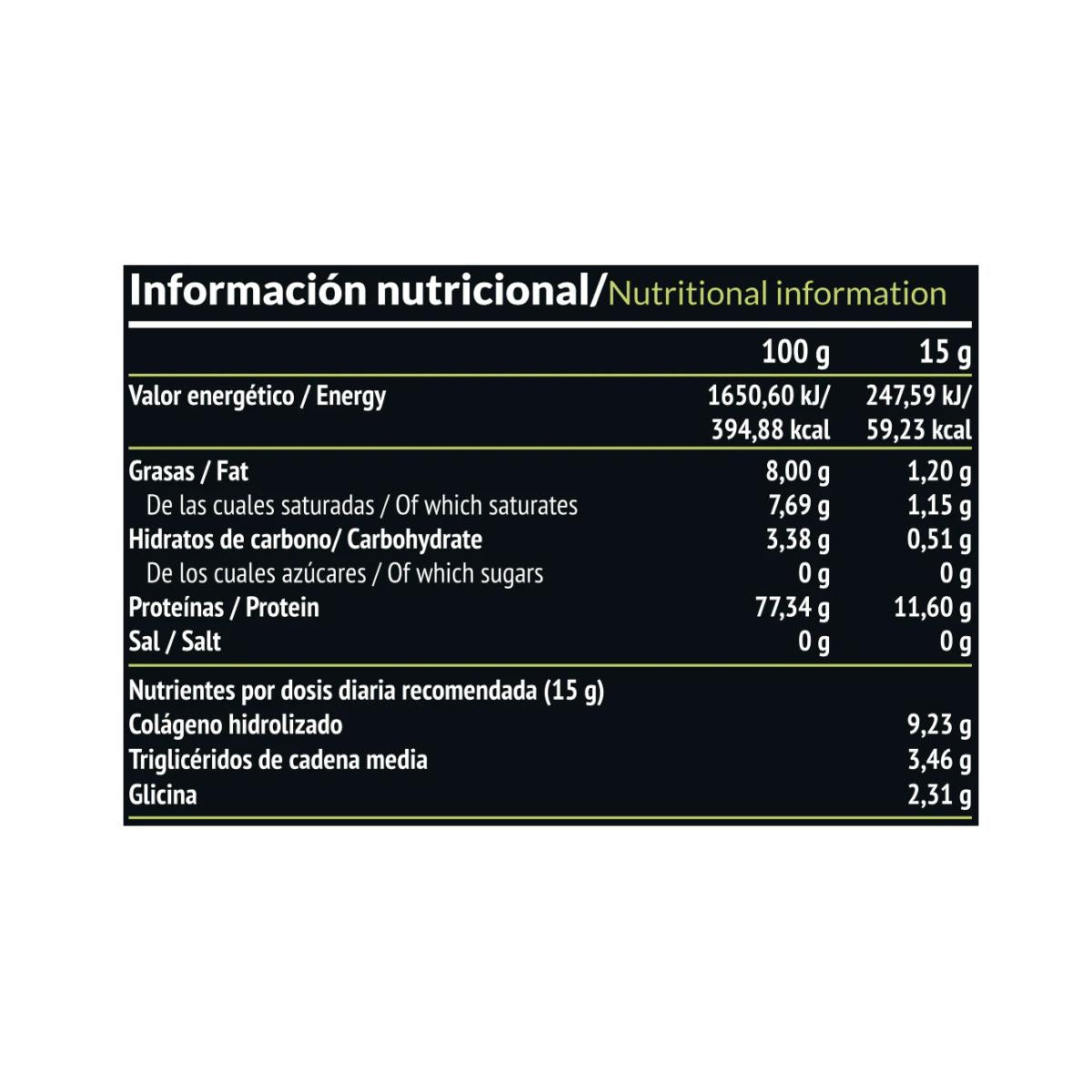 Elisir: Collagene + Olio TCM, 450 g Paleobull Elisir Cacao 450 g