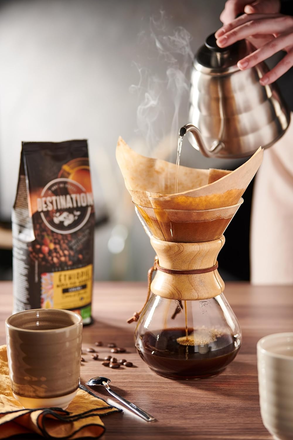 Gemalen koffie Ethiopië Moka 100% Arabica BIO Destination 250 g