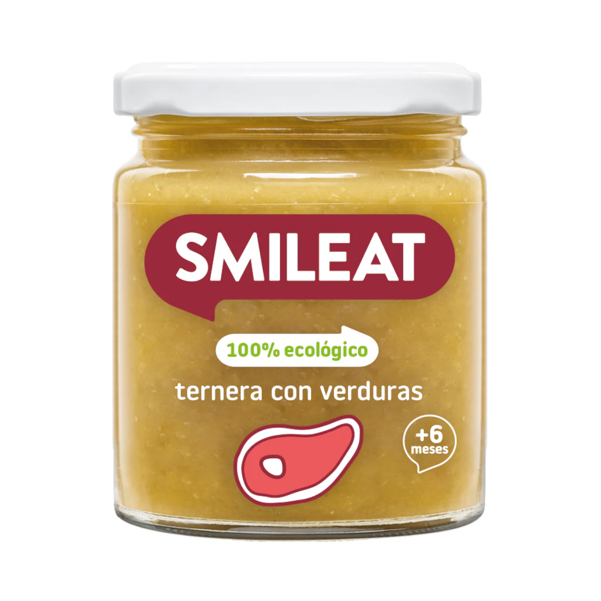 Pakket biologische vlees- en vispotjes Smileat 4 stuks van 230 g