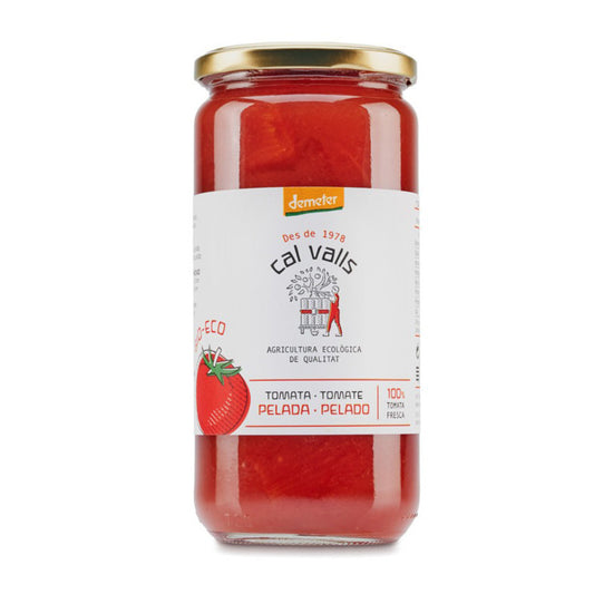 Tomates entières pelées bio Cal Valls 660 g
