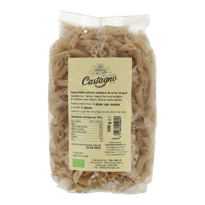 Makaroner av fullkornsris ECO Castagno 500 g