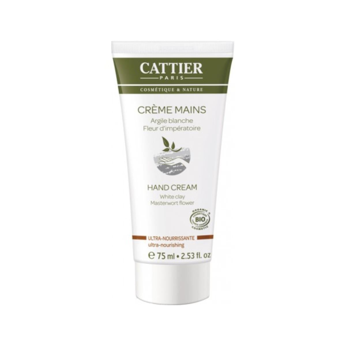 Crema mani ultra nutriente con argilla bianca Cattier 75 ml