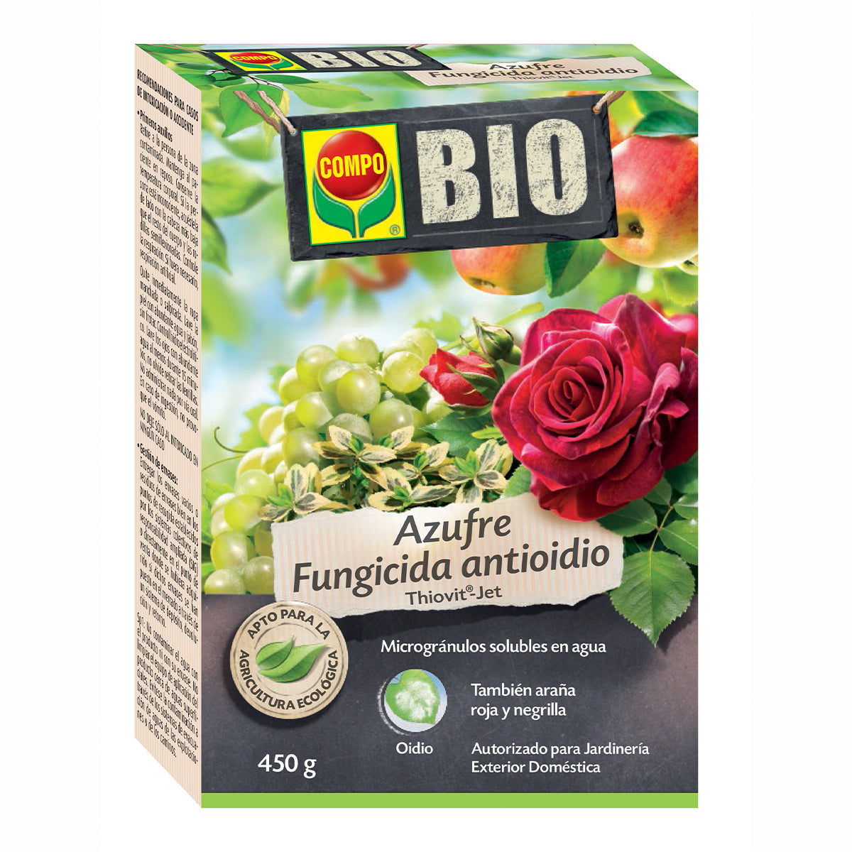 Fongicide acaricide bio Compo Soufre Antiodio 50 g