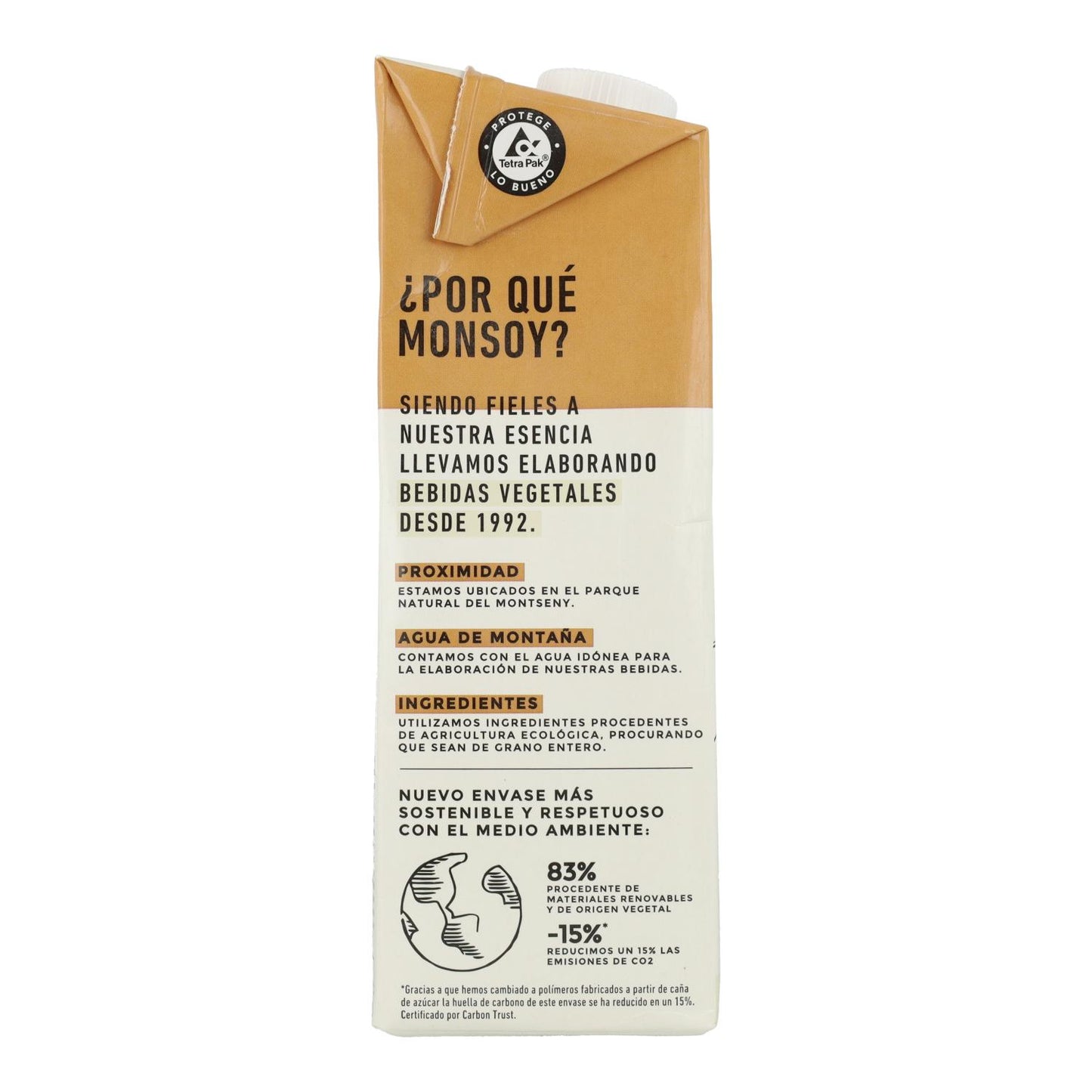 6er-Pack BIO-Getränk aus Hafer und Mandeln Monsoy 1 l