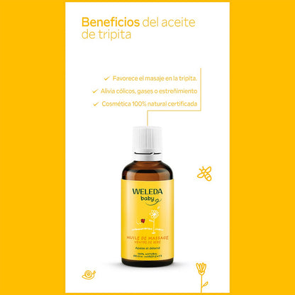 Olio per la pancia del bambino Weleda, 50 ml