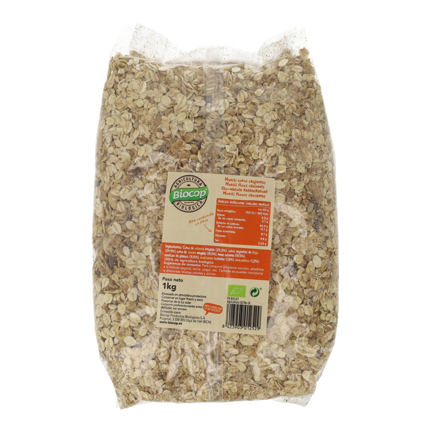 Müsli Knusprige Flocken Biocop 1 kg
