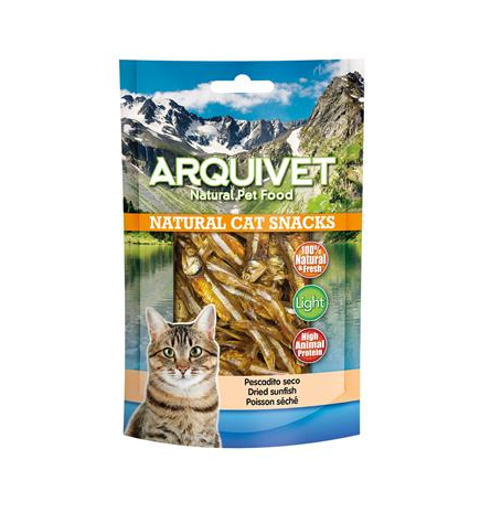 Getrockneter Fisch Arquivet 50 g Natürlicher Snack für Katzen