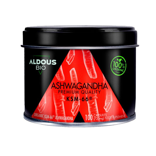 ASHWAGANDHA KSM66, 100 Kapseln Aldous Bio