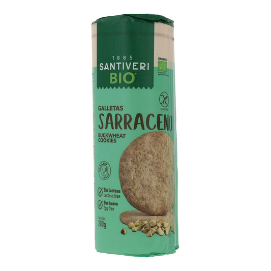 Biscotti integrali al grano saraceno biologico Santiveri 200 g