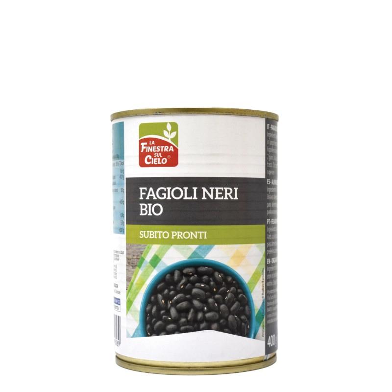 Alubias negras en lata La Finestra Sul Cielo  400 g