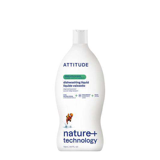 Afwasmiddel Appel en Basilicum Attitude 700 ml