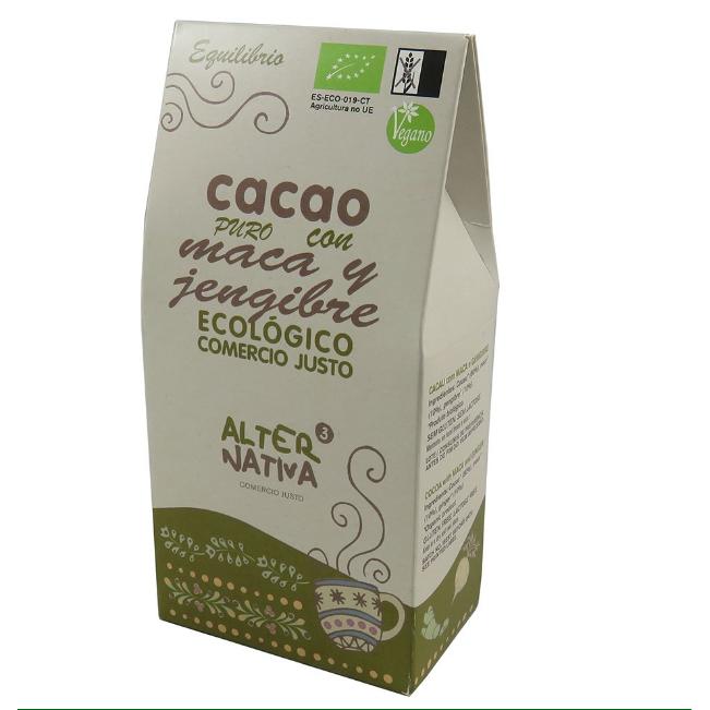 Pure cacao Equilibrio met maca en gember Alternativa 125 g