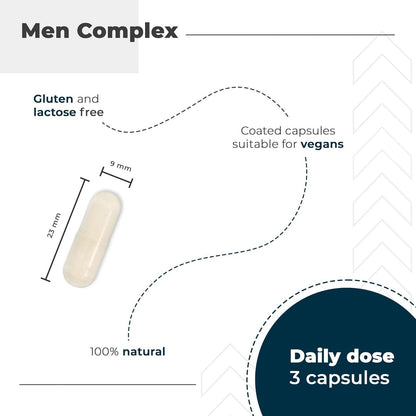 Men Complex avec zinc + maca et ginkgo biloba Nutralie 90 gélules