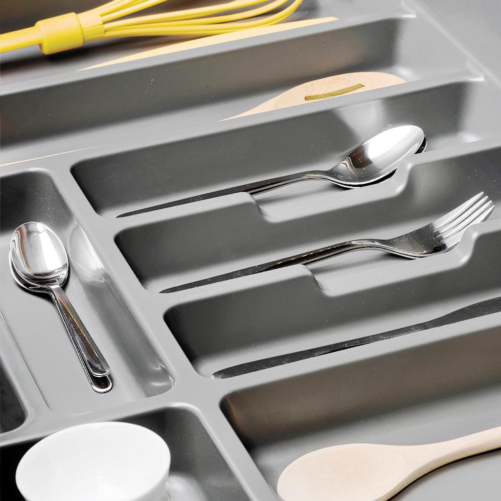 Emuca Kostka do szuflady kuchennej, moduł 700 mm, plastik, szary