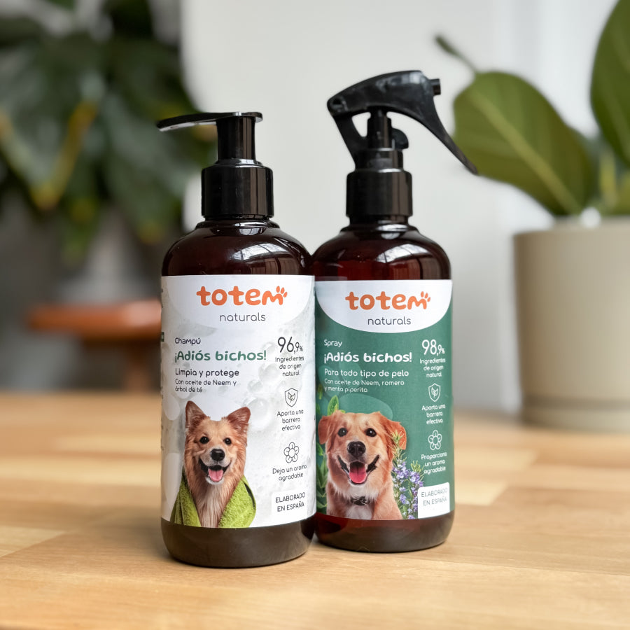 Repellent Pack for Dogs Shampoo + Spray Totem Naturals