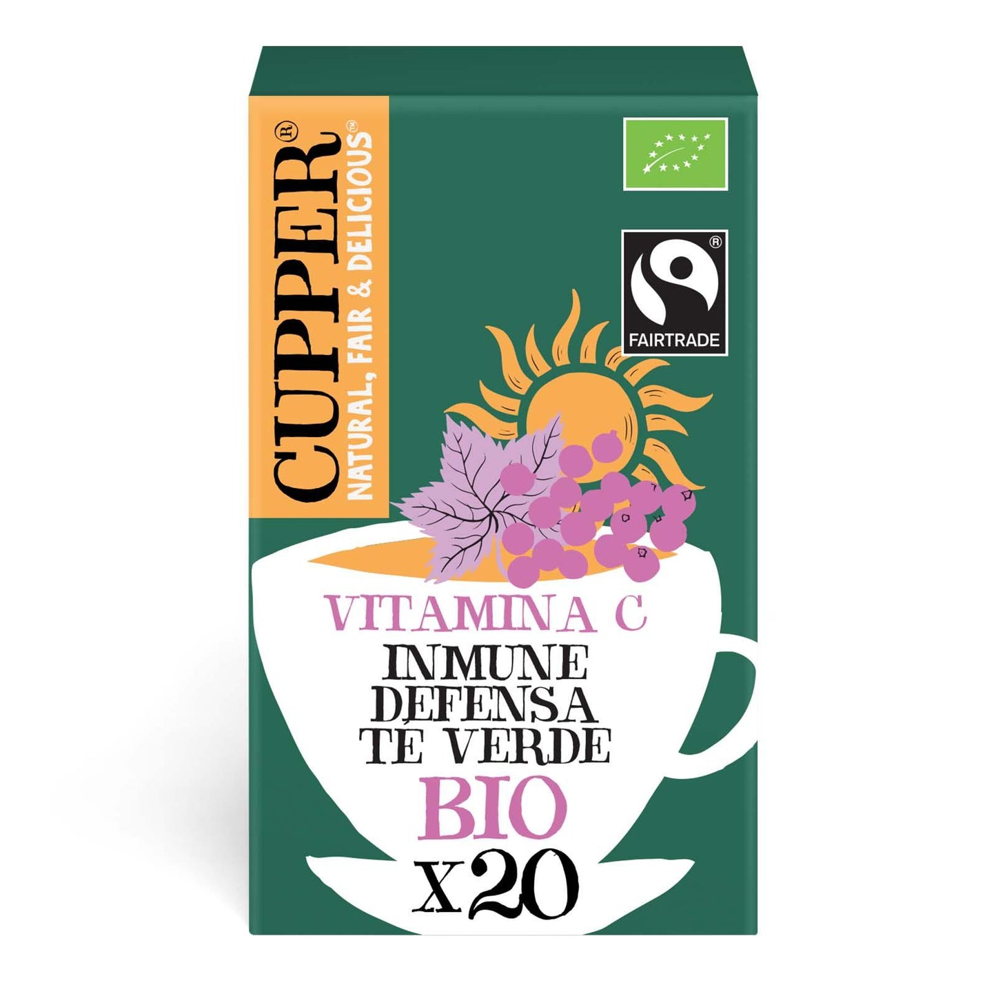 Té Verde Inmune Bio Cupper 20 bolsitas