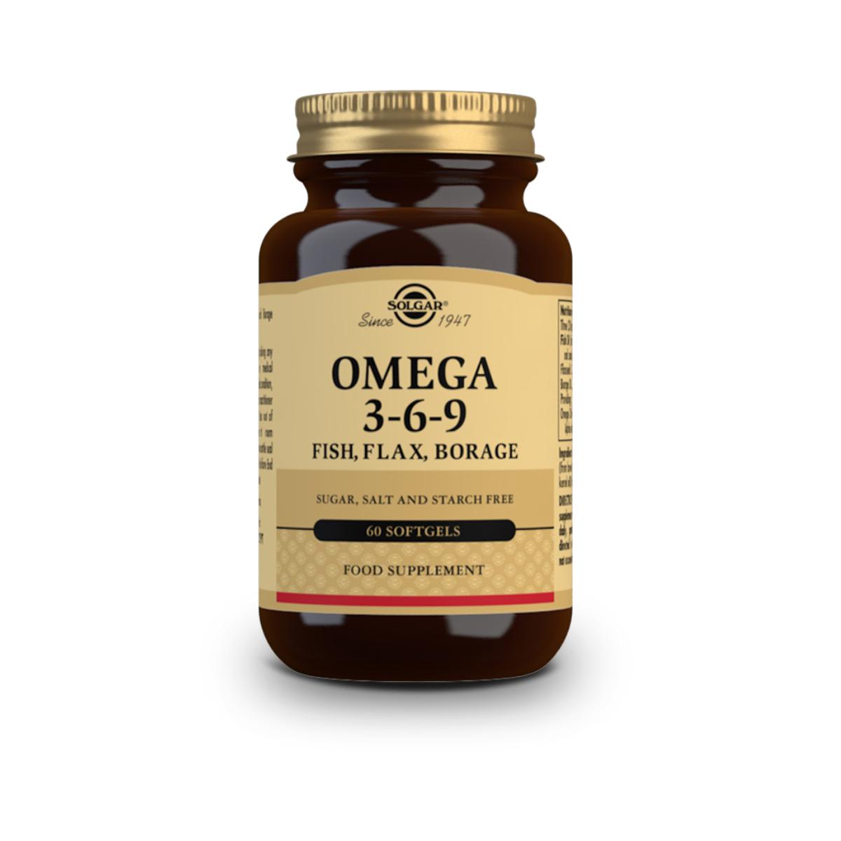 Omega 3 6 9 Solgar 60 kapslar