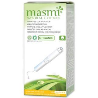 Masmi ECO regular tampons with cotton applicator, 16 units