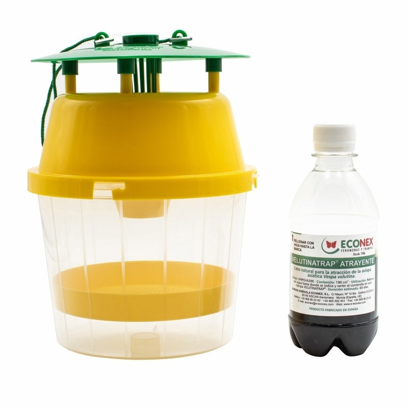 Velutinatrap Kit Lokmiddel + Val voor Aziatische hoornaar velutina 2 stuks