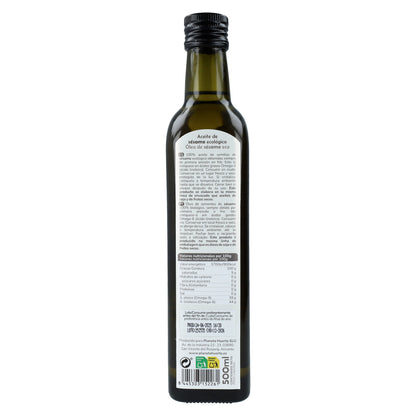 Pack 3x Huile de sésame pressée à froid ECO Planeta Huerto 500 ml