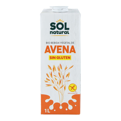 Pack 4x Boisson à l'avoine sans gluten Bio Sol Natural 1 L