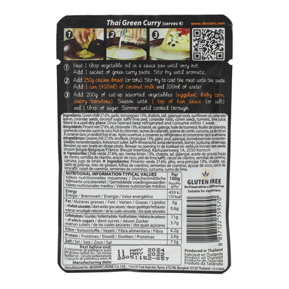 Pâte de curry vert Desiam 70 g