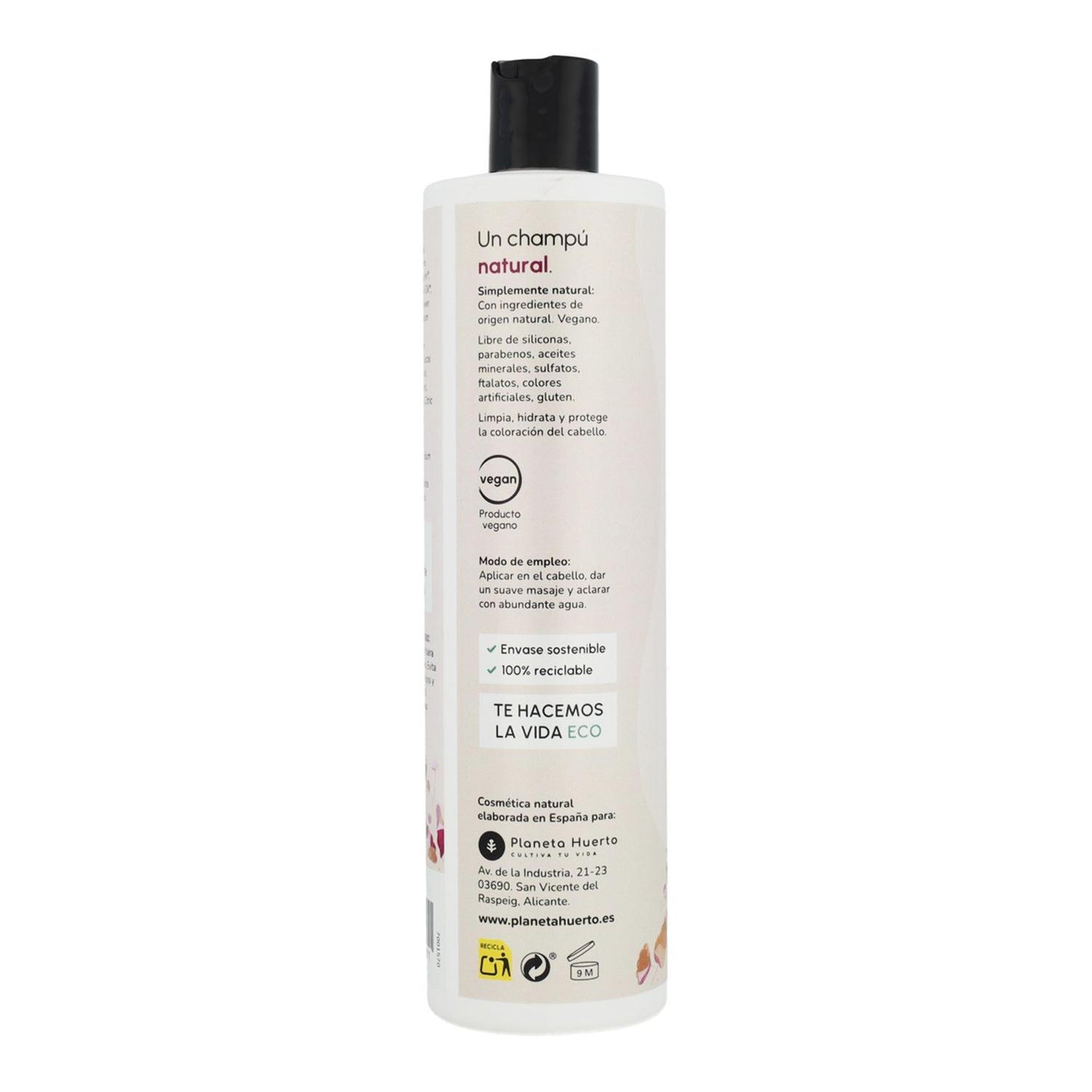 Hibiskusblüten & Kokosnuss Glanzverstärker Shampoo Planeta Huerto 500 ml