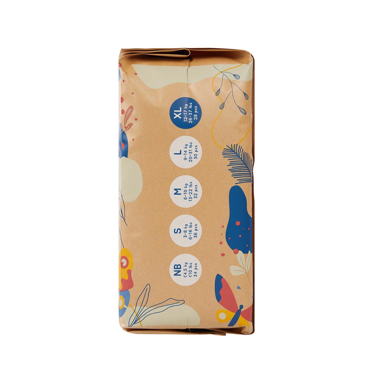 Pannolino di bambù Ecoboom T5 (da 12 a 17 kg) 28 unità