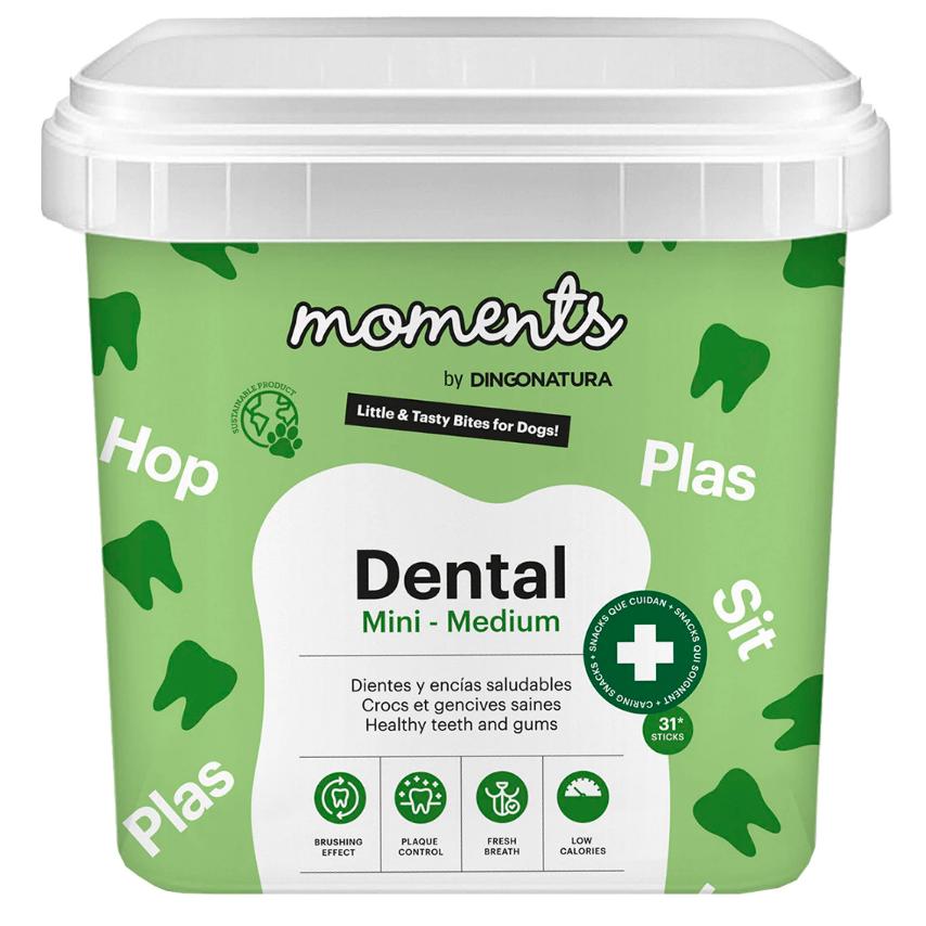 Moments Dog Dental Mini Medium 500 g Snacks dental para perros