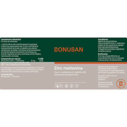 Bonusan Zinc Methionine 90 capsules
