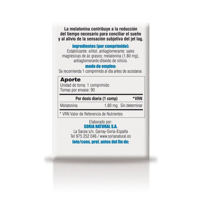 Melatonina Travel Vit&MIn 31 Soria natural 90 tabletek